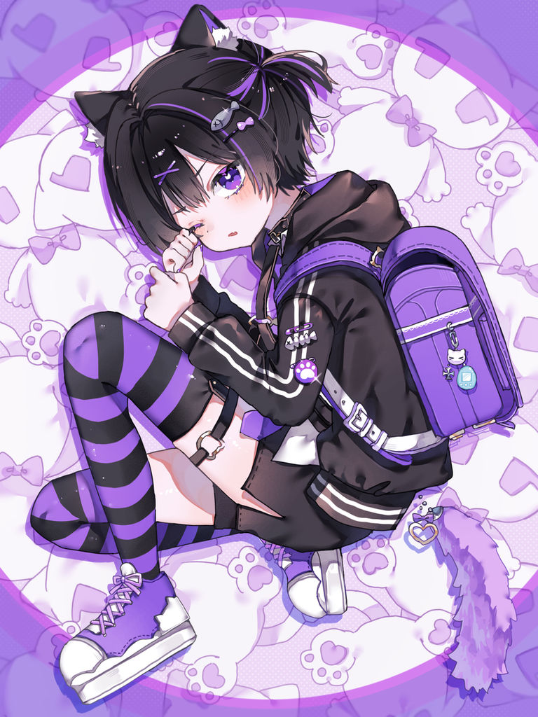 紫色主题插画特辑
