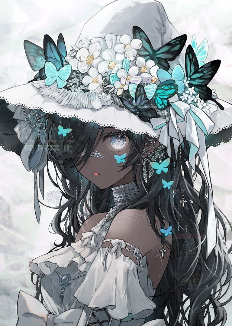 「蝴蝶超可爱」插画特辑