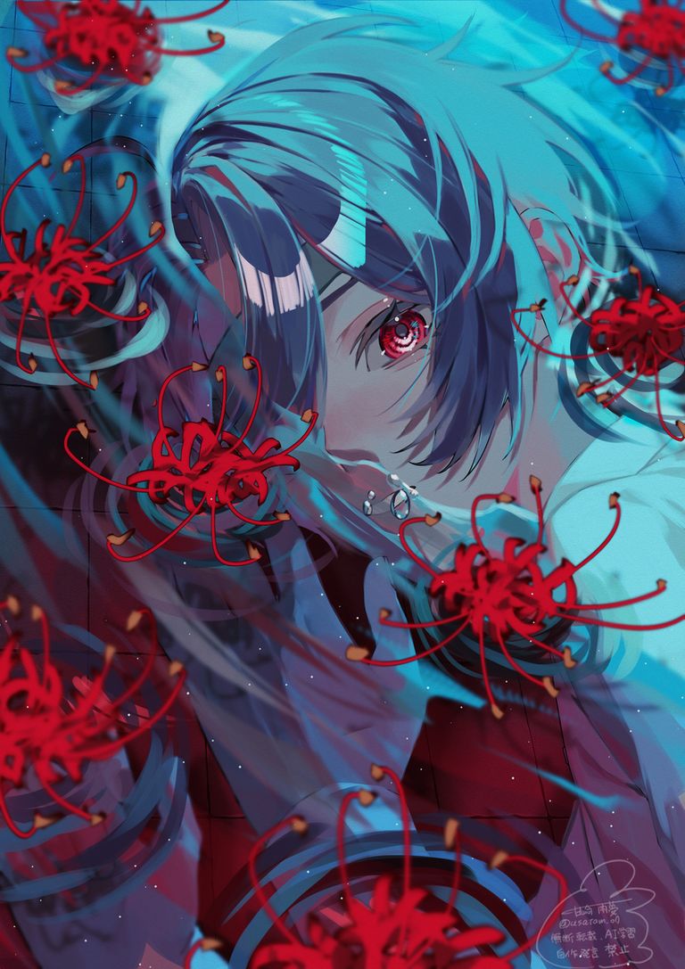 彼岸花插画特辑