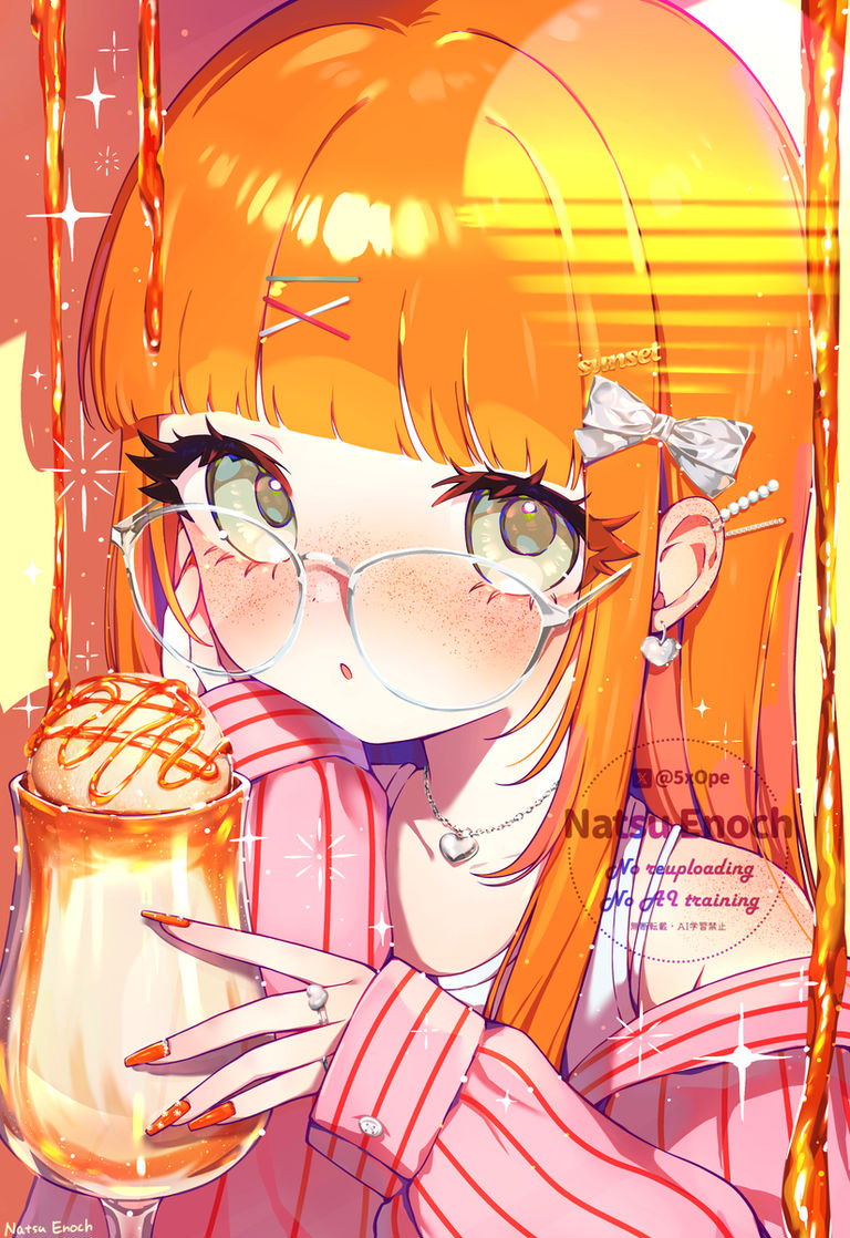 甜点×角色插画特辑