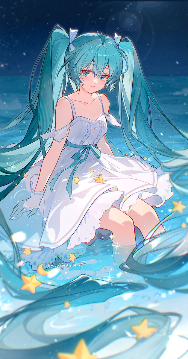 白色连衣裙插画特辑