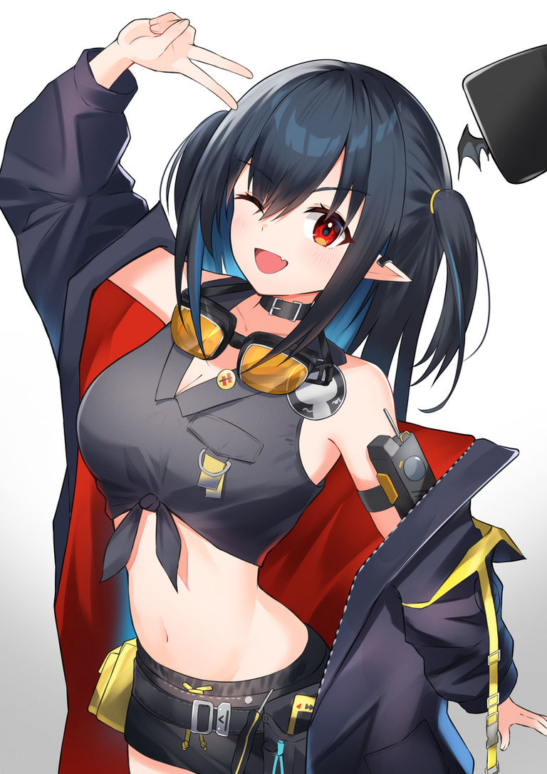 「绑起衣摆」插画特辑