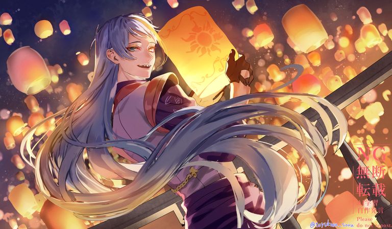 飘逸发丝插画特辑