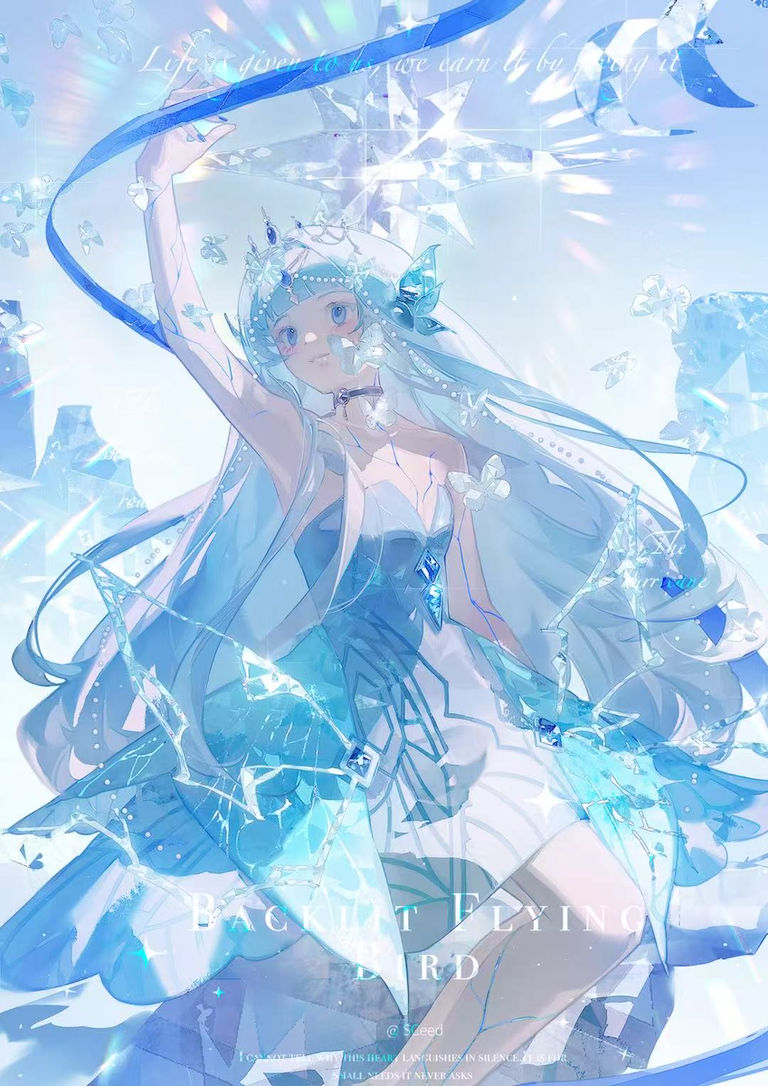 细腻闪耀的透明美感插画特辑