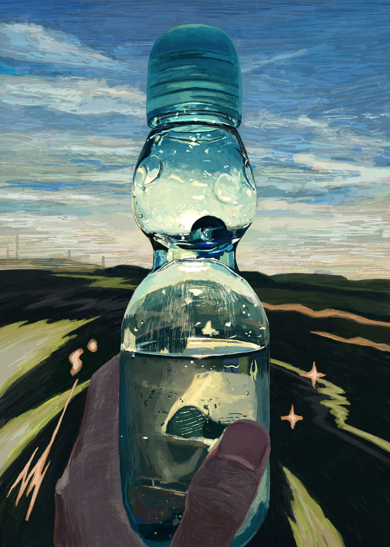 清澈透亮的畅快感！弹珠汽水插画特辑