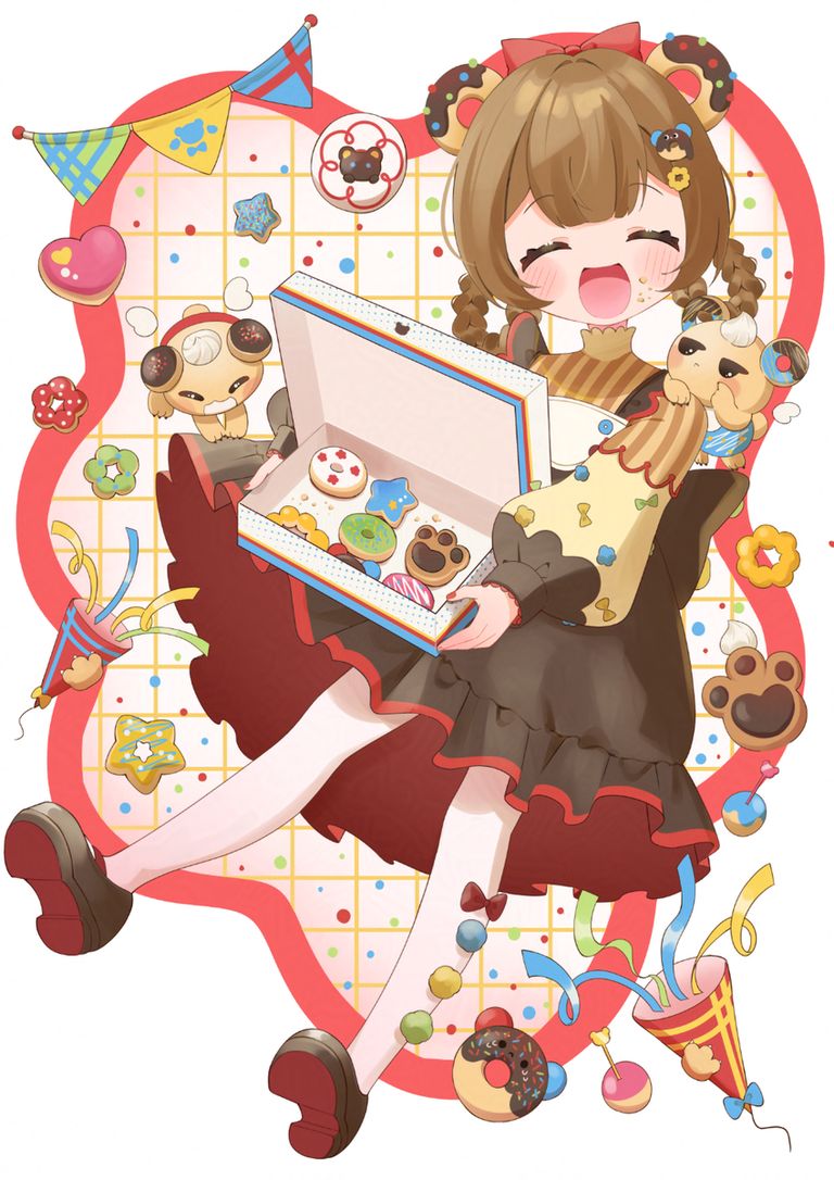 甜甜圈插画特辑