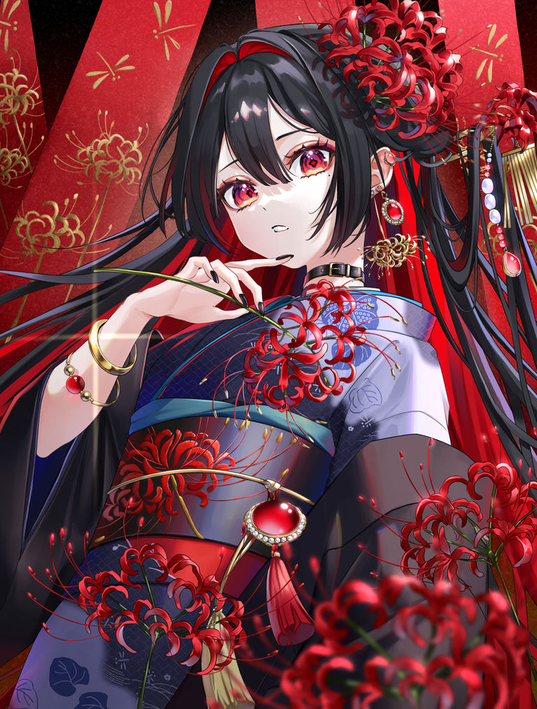 彼岸花插画特辑