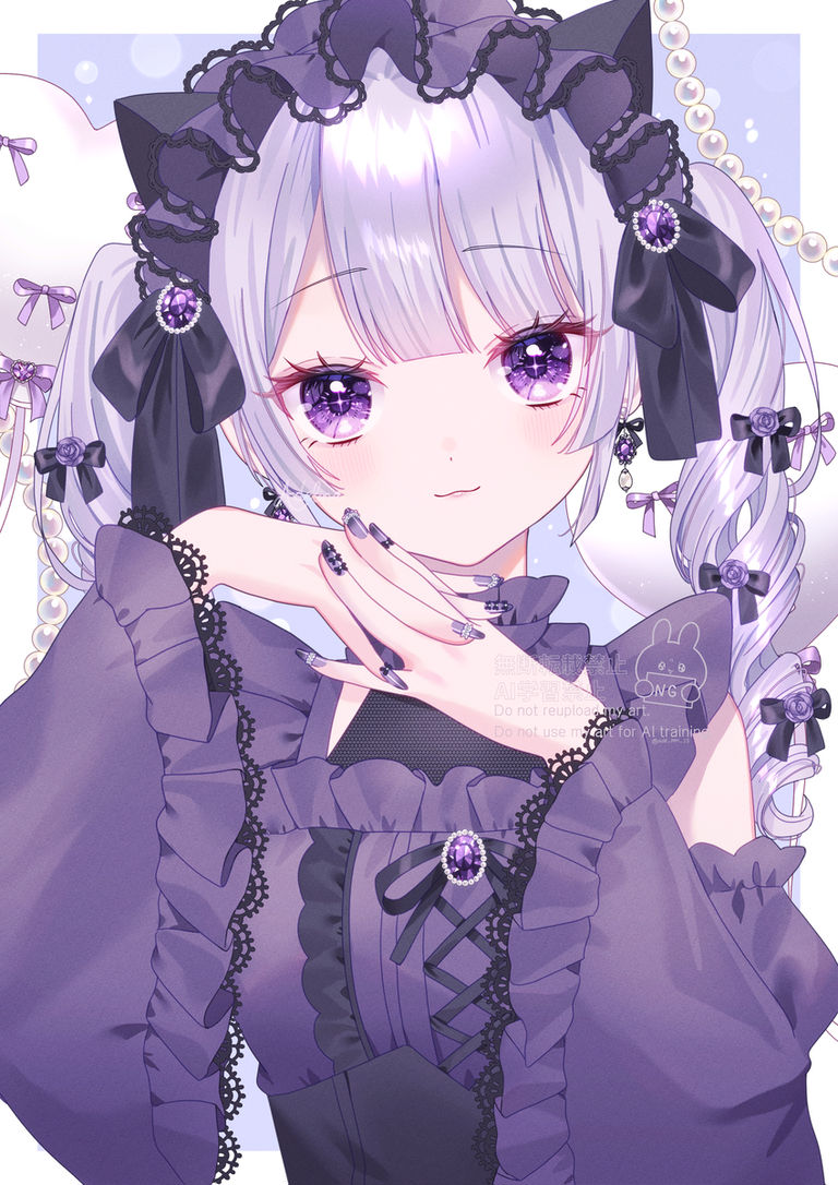 紫色主题插画特辑