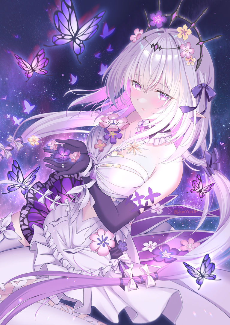 紫色主题插画特辑
