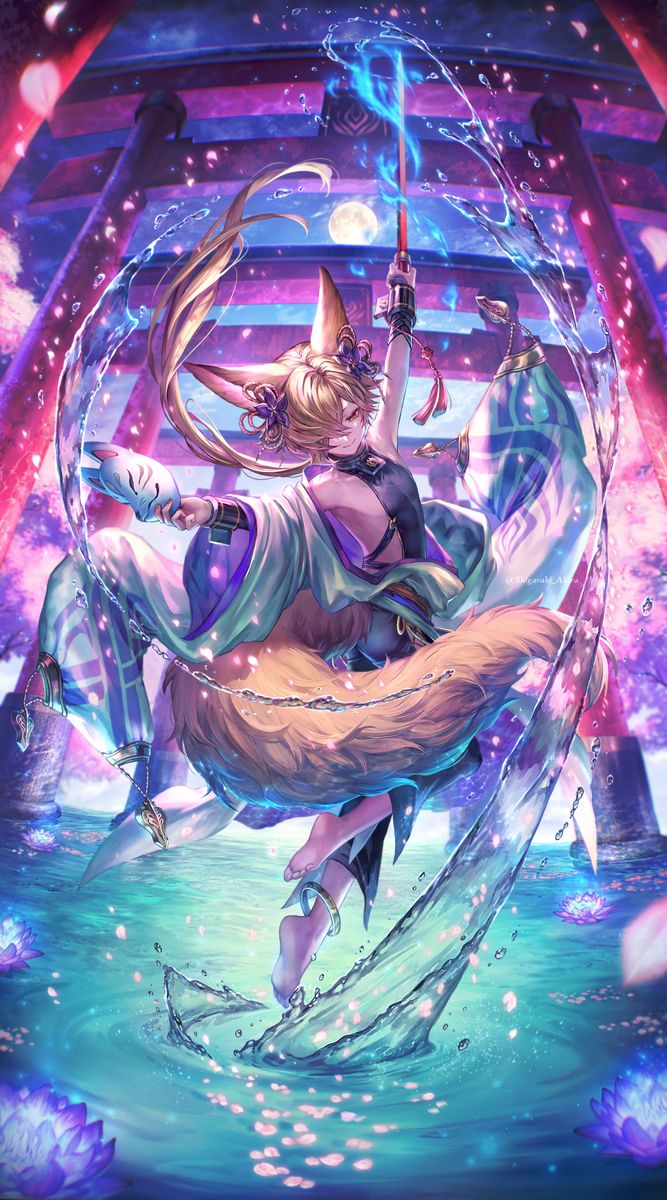 飘逸发丝插画特辑