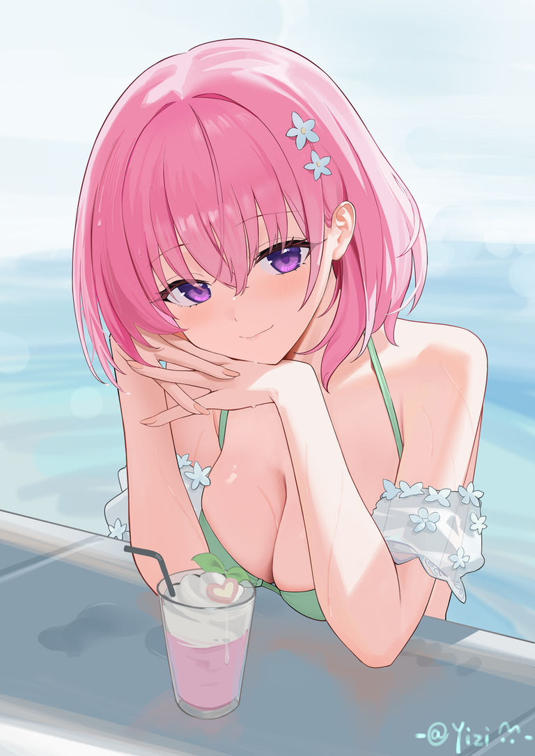 托腮插画特辑