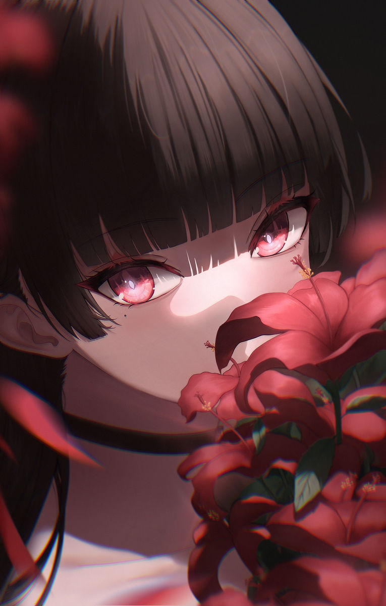 「花在嘴边」插画特辑:唇边的一抹爱意