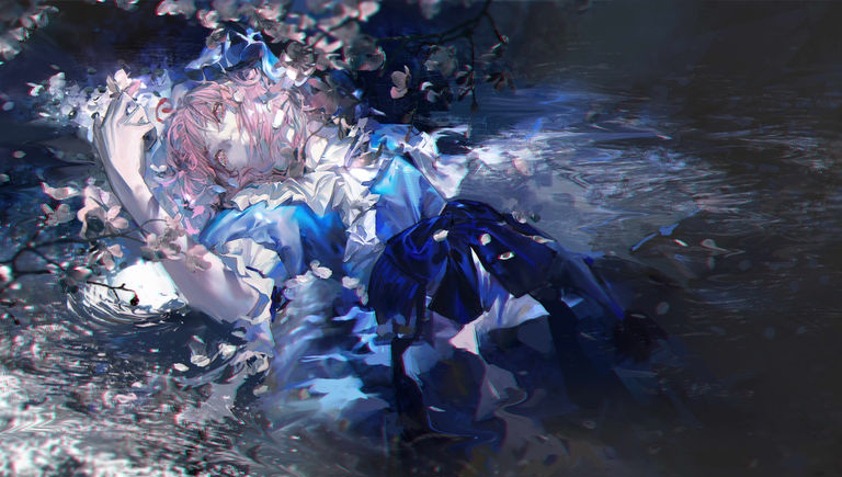 浸在水中插画特辑
