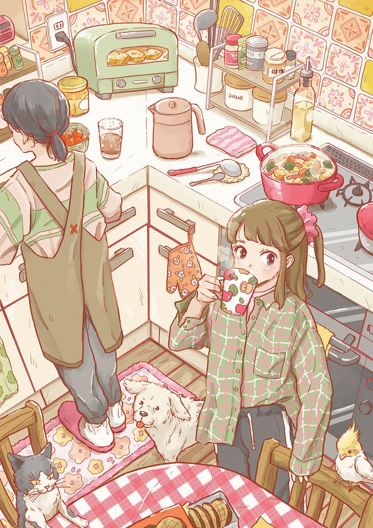 厨房插画特辑