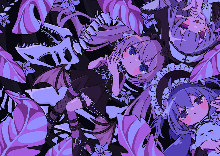 紫色主题插画特辑