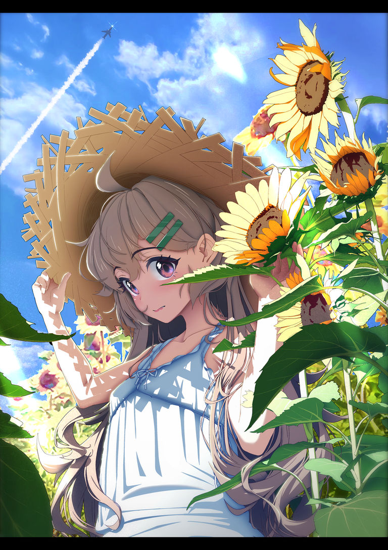 夏日绽放的向日葵插画特辑