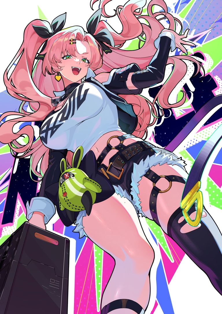 双马尾公主头插画特辑