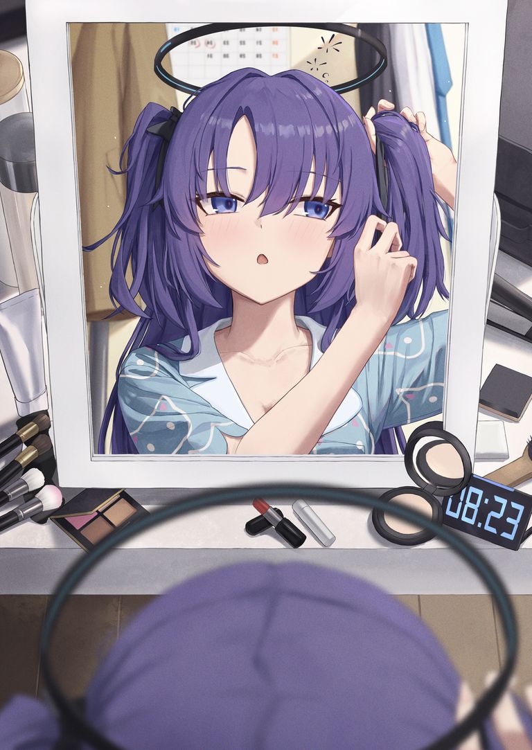 透过镜子插画特辑