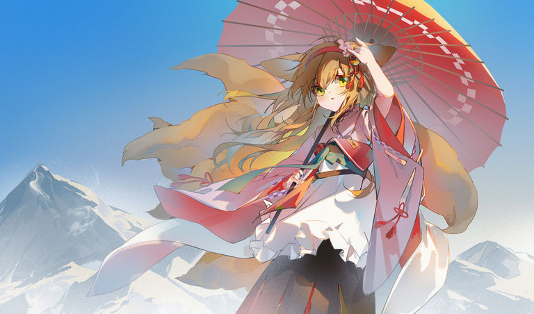 油纸伞插画特辑