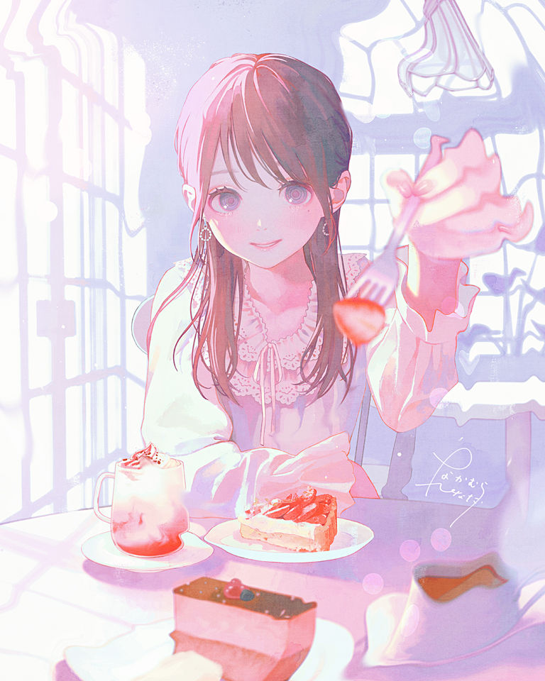 亲手喂食插画特辑