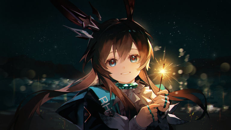 手持烟花插画特辑
