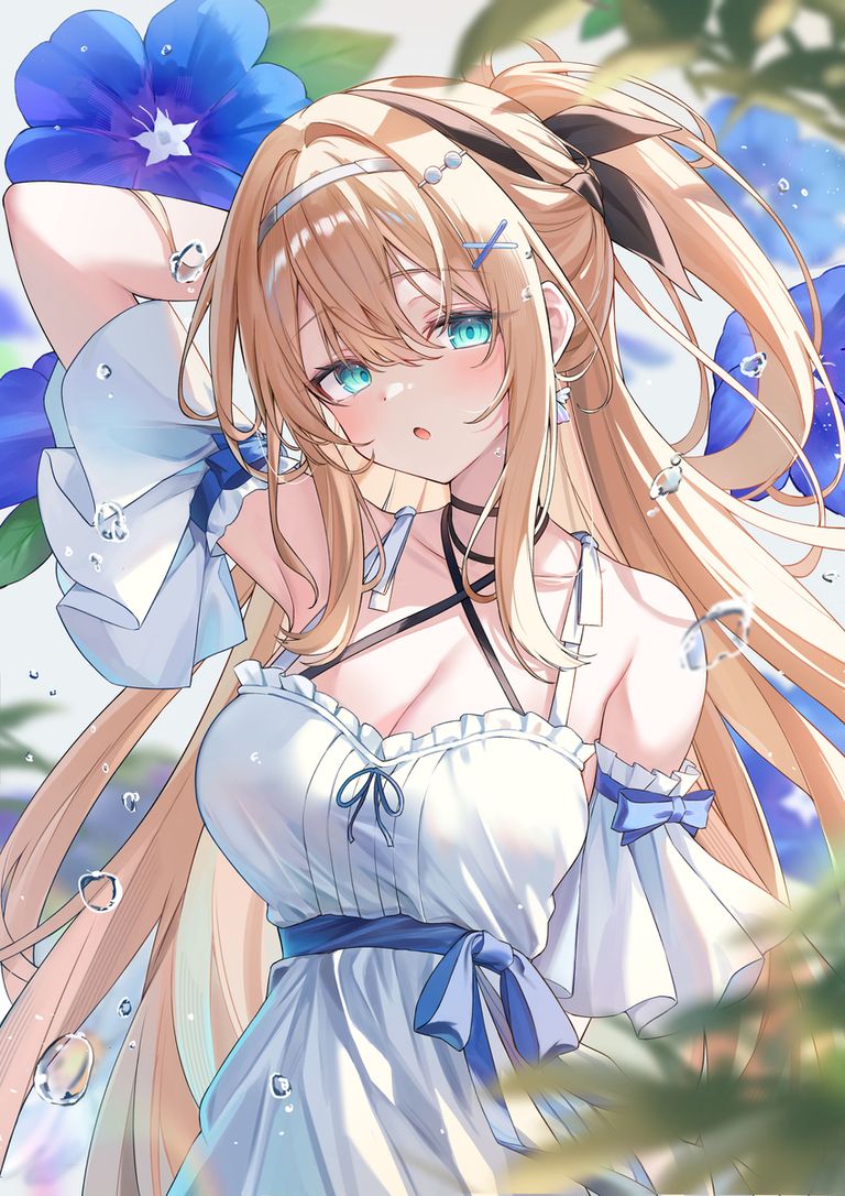 白色连衣裙插画特辑