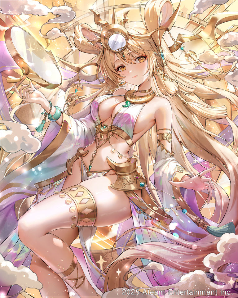 金色长发插画特辑