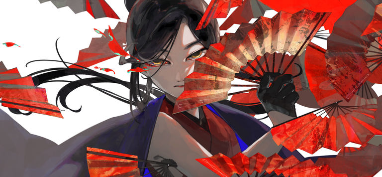 扇子插画特辑