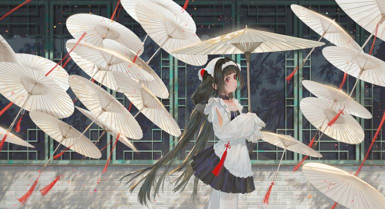 油纸伞插画特辑