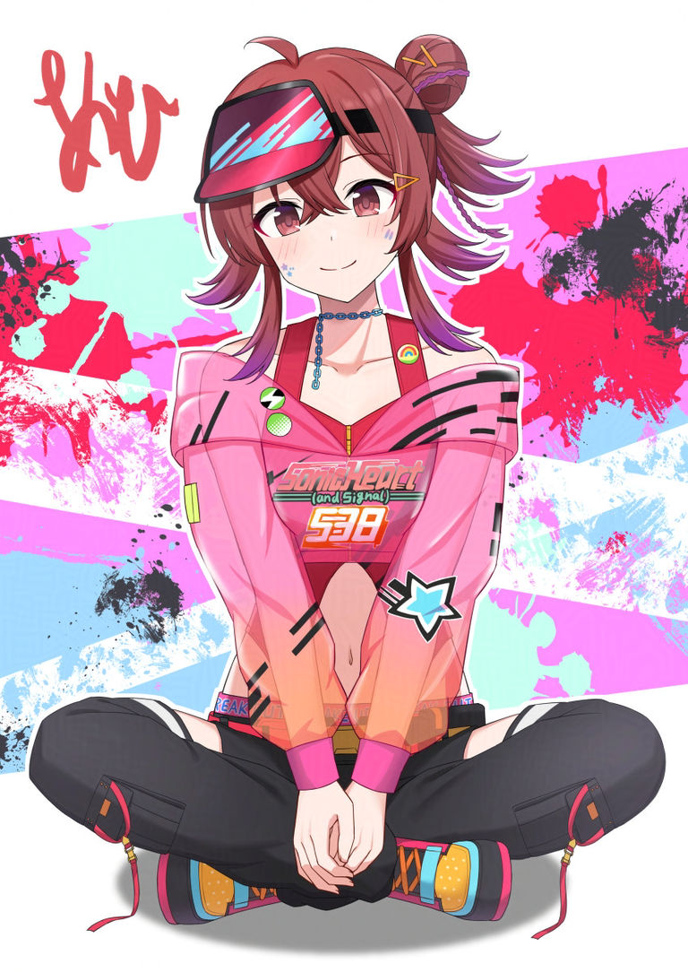 盘腿坐姿插画特辑