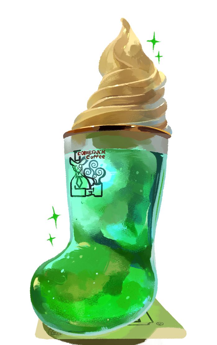 冰淇淋汽水插画特辑
