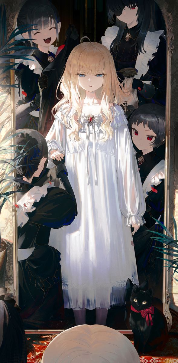 透过镜子插画特辑
