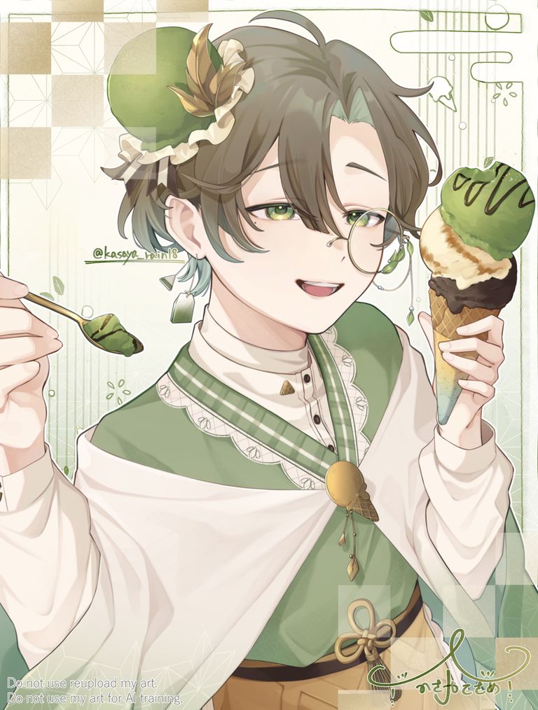 知性的点缀:单边眼镜插画特辑