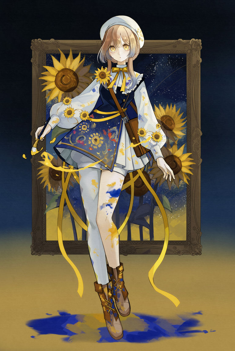 夏日绽放的向日葵插画特辑