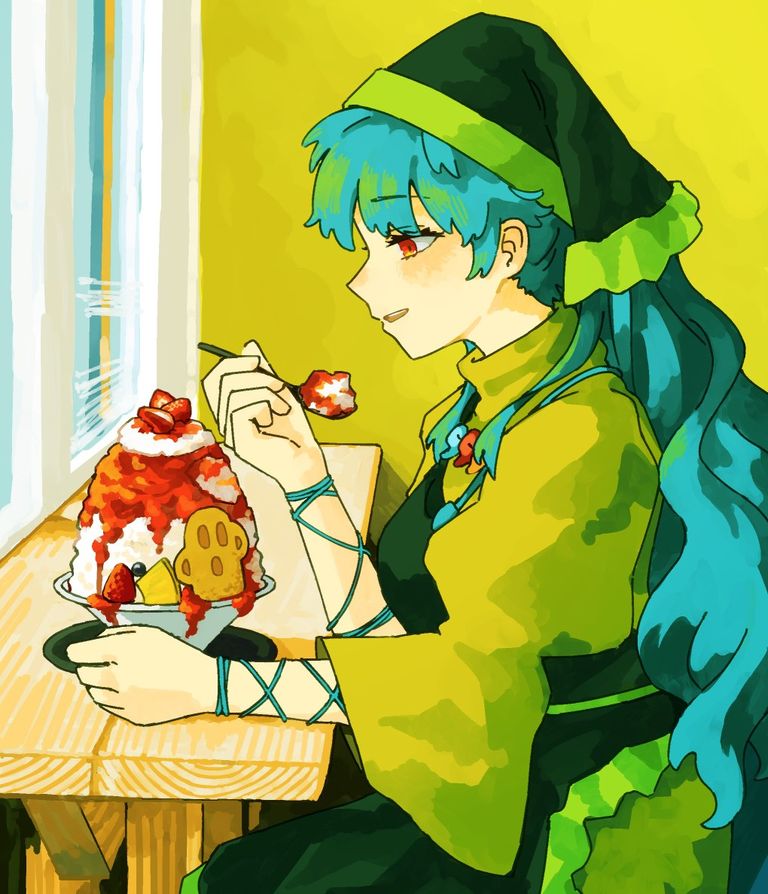 沁凉甜点冰沙插画特辑