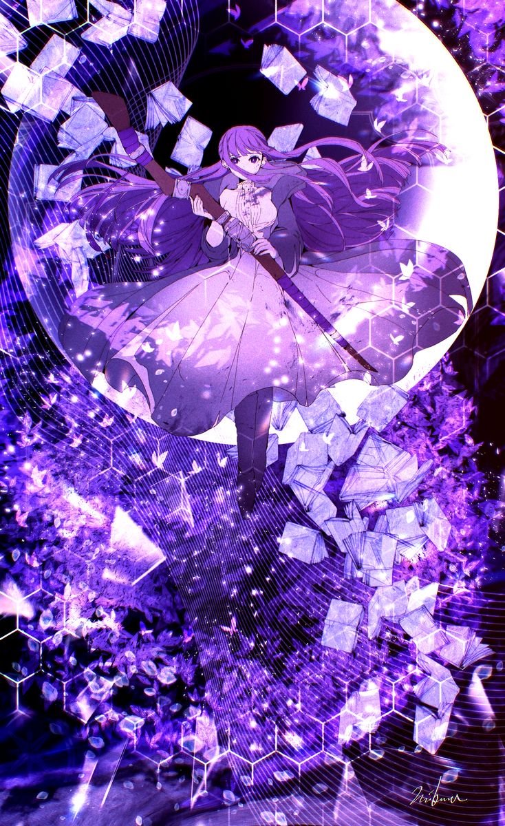 紫色主题插画特辑