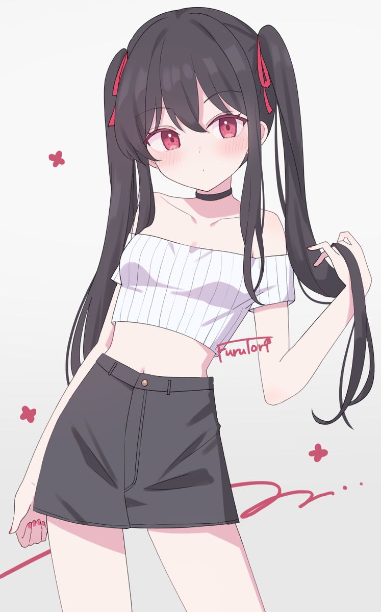 露肩装插画特辑