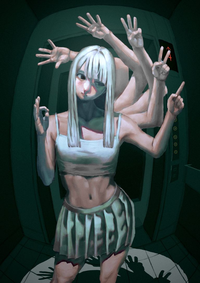 无数的手插画特辑