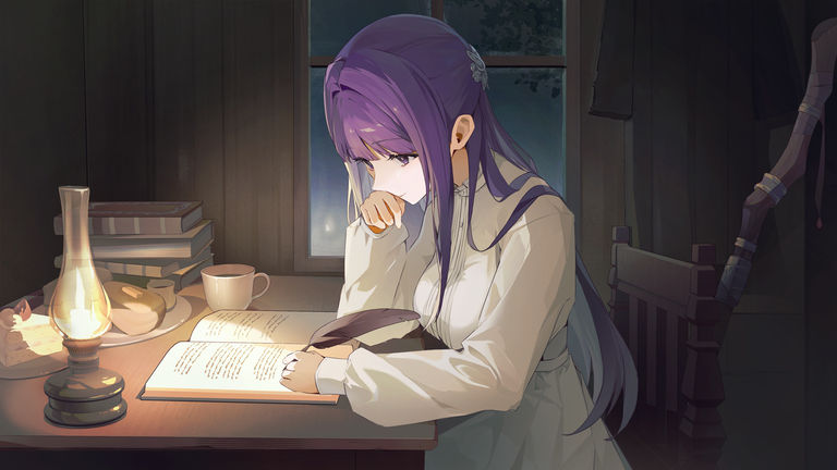 托腮插画特辑