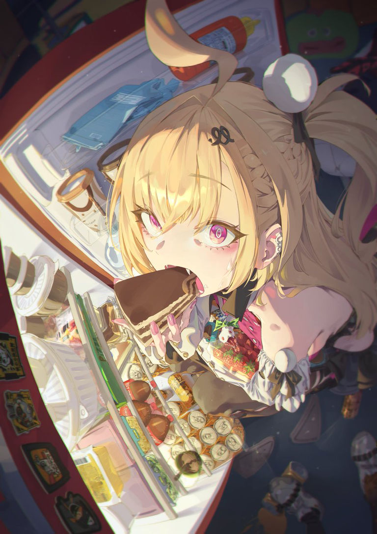 甜点×角色插画特辑