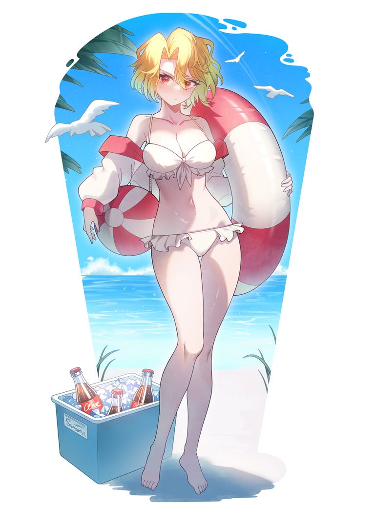 游泳圈插画特辑