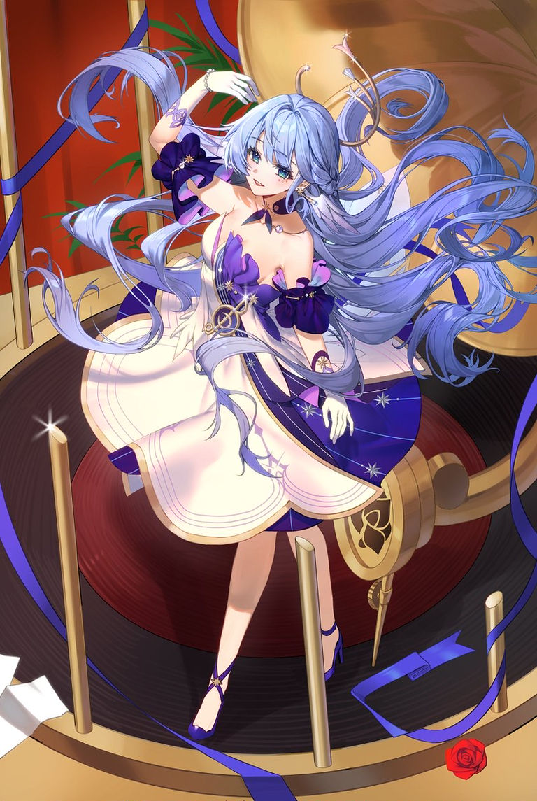 飘逸发丝插画特辑