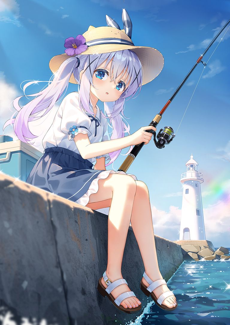 蓝天与角色插画特辑