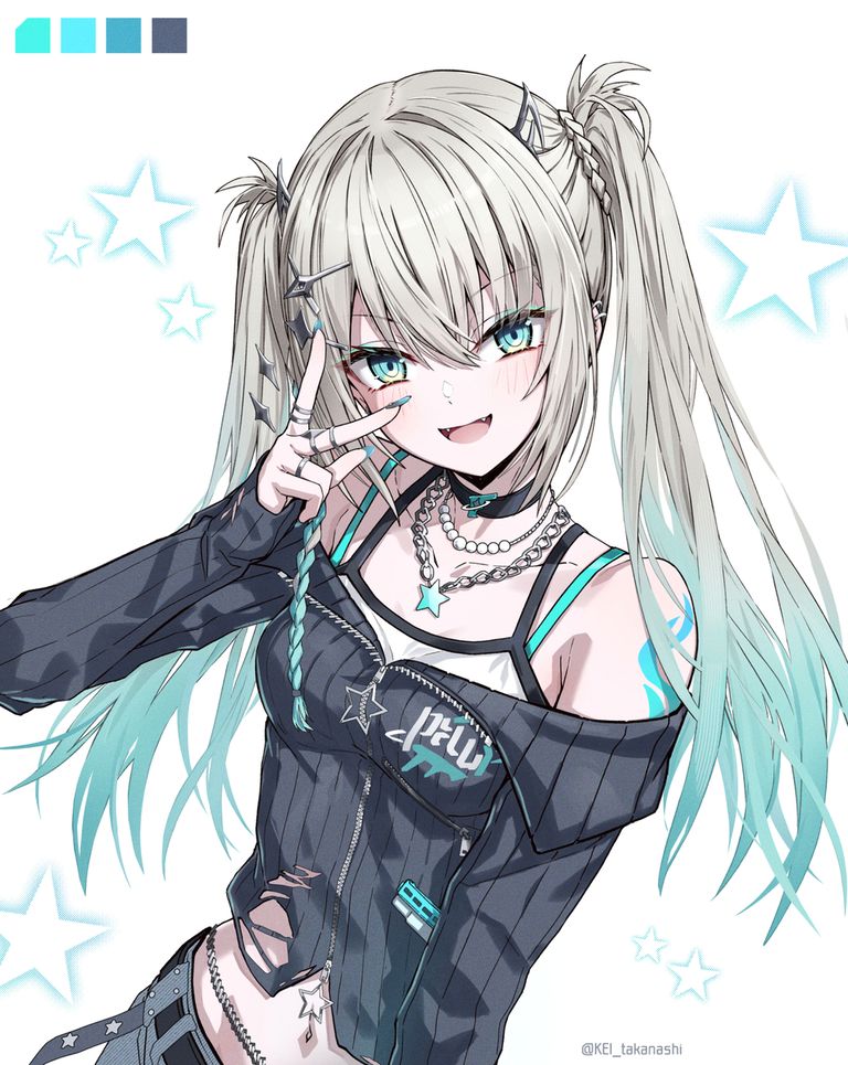 双马尾插画特辑