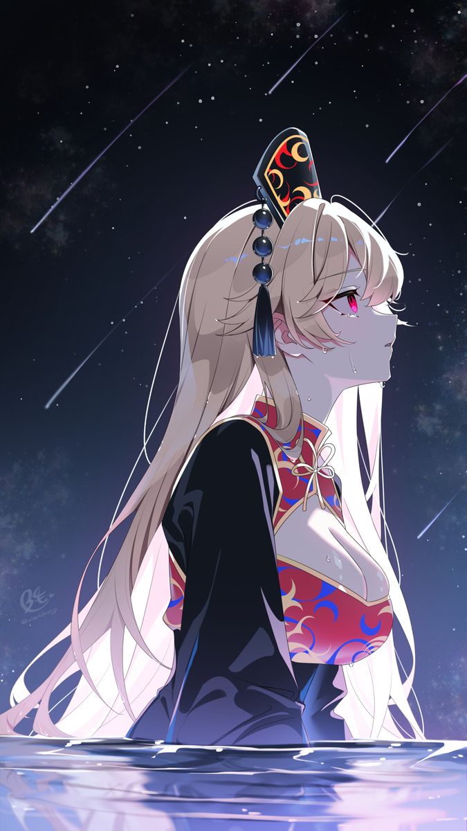 划破夜空的光芒:流星插画特辑