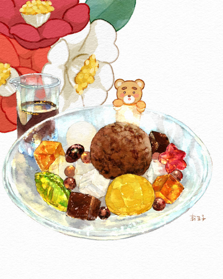 日式甜点插画特辑