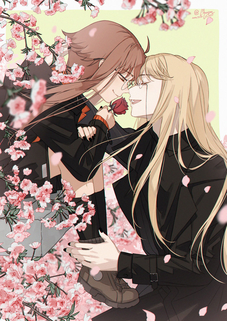 「花在嘴边」插画特辑:唇边的一抹爱意