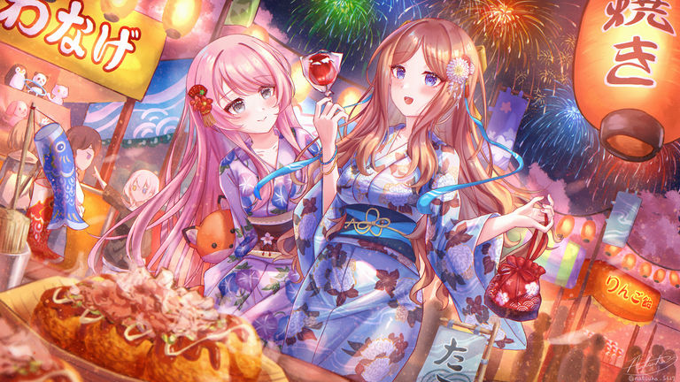 夏日祭典插画特辑
