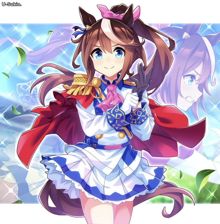 随风摇曳的马尾辫插画特辑