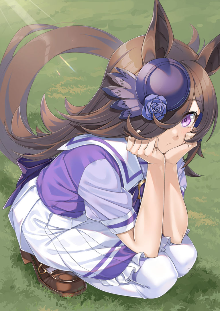 托腮插画特辑